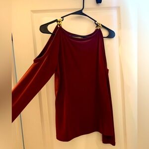 Women’s cold shoulder top. Authentic Michael Kors.  Size small. Worn once.